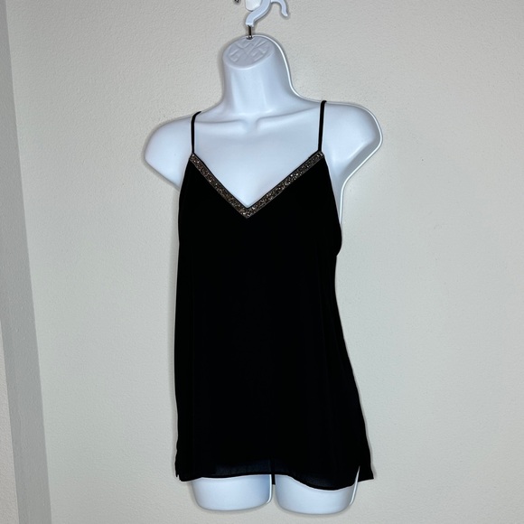 Maurices Tops - Maurices Black Camisole with Glittering Trim